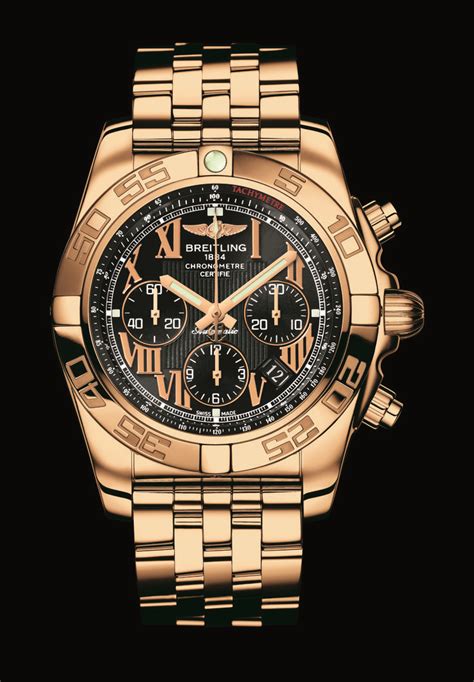 original breitling chronomat gold steel|Breitling Chronomat 44 rose gold.